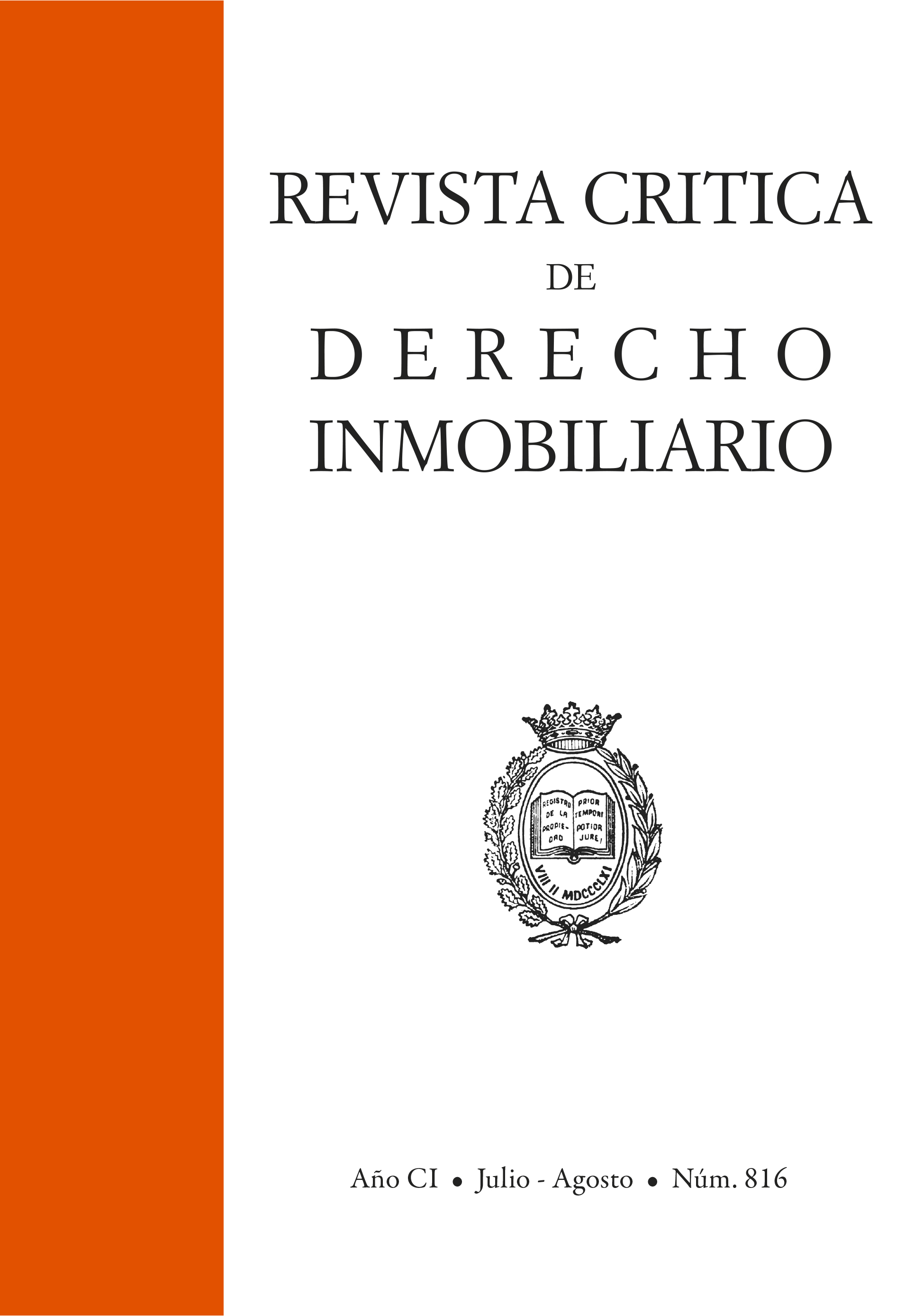 					Ver Núm. 816 (2026): Julio-Agosto
				